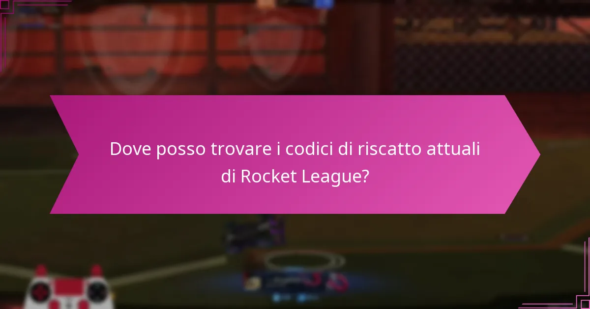Come riscattare i codici di Rocket League in-game?