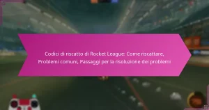 Read more about the article Codici di riscatto di Rocket League: Come riscattare, Problemi comuni, Passaggi per la risoluzione dei problemi