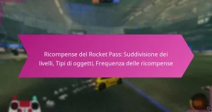 Read more about the article Ricompense del Rocket Pass: Suddivisione dei livelli, Tipi di oggetti, Frequenza delle ricompense