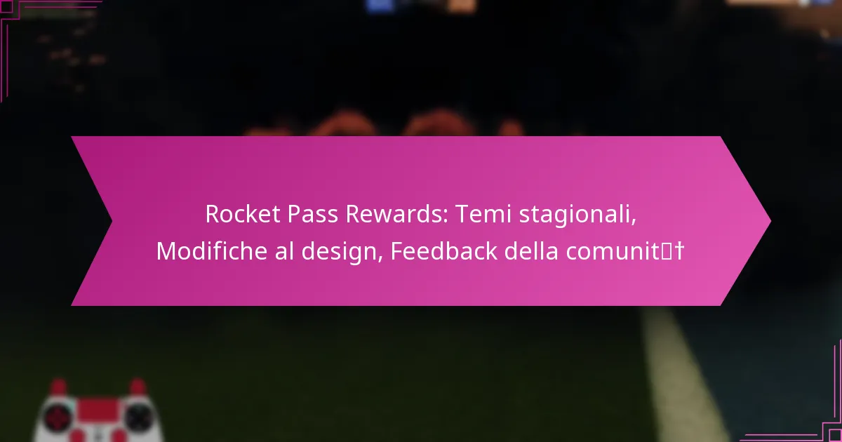 Read more about the article Rocket Pass Rewards: Temi stagionali, Modifiche al design, Feedback della comunità