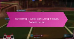 Read more about the article Twitch Drops: Eventi storici, Drop notevoli, Preferiti dai fan