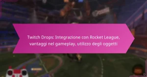 Read more about the article Twitch Drops: Integrazione con Rocket League, vantaggi nel gameplay, utilizzo degli oggetti