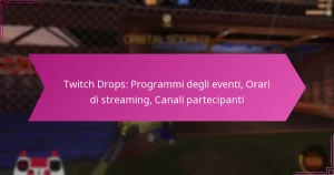 Read more about the article Twitch Drops: Programmi degli eventi, Orari di streaming, Canali partecipanti